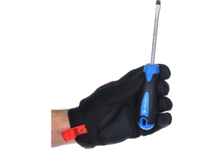 Отвертка с прямым шлицем HOEGERT TECHNIK SL6x100 мм, сталь S2 HT1S012