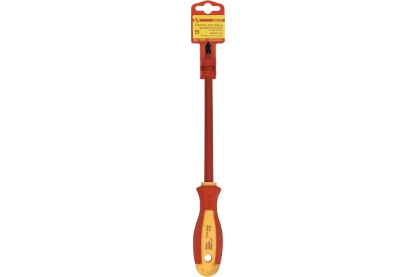 Крестовая диэлектрическая отвертка PH3х175мм Энкор 19699