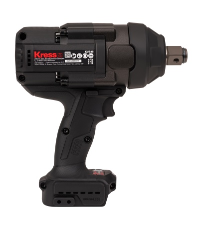 Гайковерт аккумуляторный бесщеточный KRESS KU35.91, 20В, 3/4", 1700 Нм, без АКБ и ЗУ, кейс Гайковерт аккумуляторный бесщеточный KRESS KU35.91, 20В, 3/4", 1700 Нм, без АКБ и ЗУ, кейс