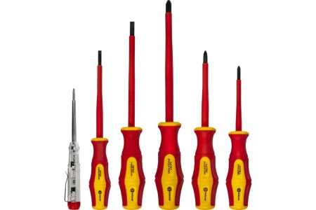Набор отверток диэлектрических Ultra Grip КОБАЛЬТ 646-522