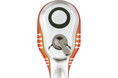 Трещоточная рукоятка HEYTEC 3/8" L-205 мм HE-50840101783