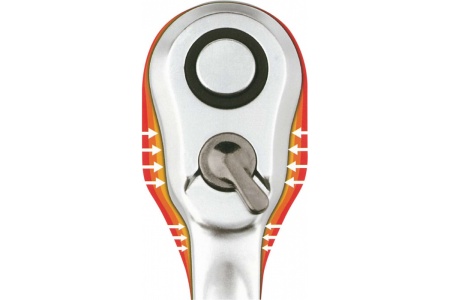 Трещоточная рукоятка HEYTEC 3/8" L-205 мм HE-50840101783