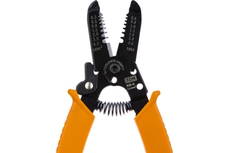 Клещи для снятия изоляции TDM МастерЭлектрик КИ-6, сечение зачищаемого провода 0,3-6 мм SQ1003-0110