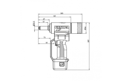 Аккумуляторный заклепочник GESIPA AccuBird 7250037/1434898