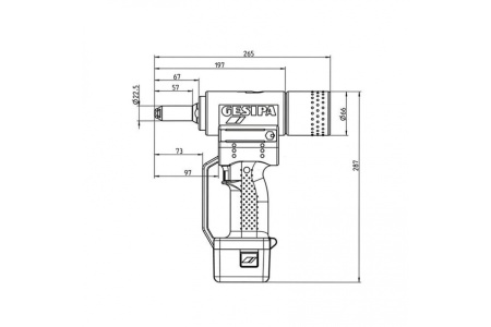 Аккумуляторный заклепочник GESIPA AccuBird 7250037/1434898 Аккумуляторный заклепочник GESIPA AccuBird 7250037/1434898