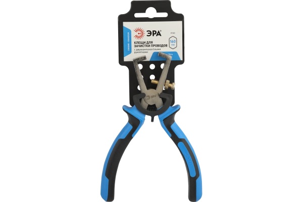 Клещи для зачистки проводов ЭРА 160 мм, двухкомпонентные рукоятки Б0055917 Клещи для зачистки проводов ЭРА 160 мм, двухкомпонентные рукоятки Б0055917