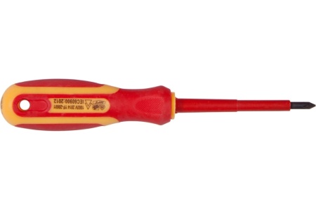 Диэлектрическая отвертка PQTools РН3х150 мм, двухкомпонентная рукоятка, намагниченный наконечник Лк-00002586