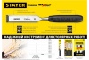 Набор стамесок Stayer Max-Cut с пластмассовой рукояткой, 5шт 1820-H5_z01