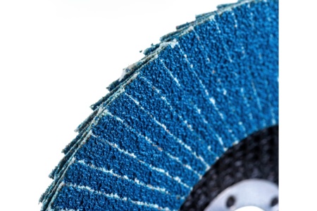 Круг лепестковый торцевой циркониевый плоский (125 мм; P80) FIT 39974