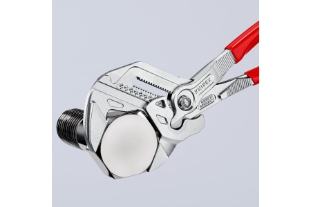 Переставные клещи-ключ Knipex 68 мм (2 1/2"), длина 300 мм, хром, 1К ручки, KN-8603300SB