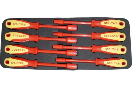 Набор диэлектрических отвёрток-ключей IZELTAS 8 предметов 4773008108