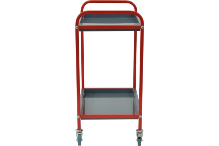Тележка для инструментов Zatesov две полки, открытая ТТ-02-RED