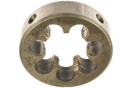 Плашка круглая Мастер для нарезания трубной резьбы G 1" Зубр 4-28032-1