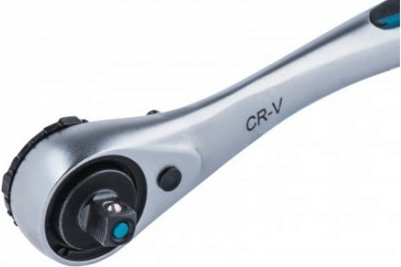 Ключ трещоточный, 120 зубьев 1/4" GROSS 14135