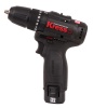 Дрель-шуруповерт ударная аккумуляторная бесщеточная KRESS, KU362.2, 12В, 38Нм, 2Ач x2, ЗУ 1,5А, набор аксессуаров,сумка