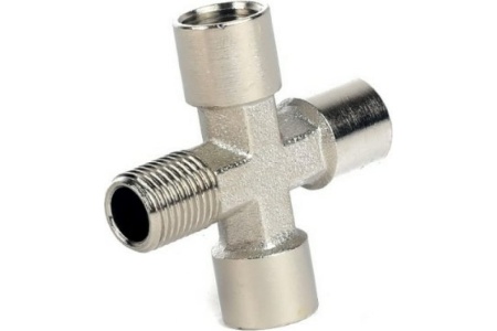 Переходник 1259/2 крест 1/4" FFFM PATRIOT 830900015