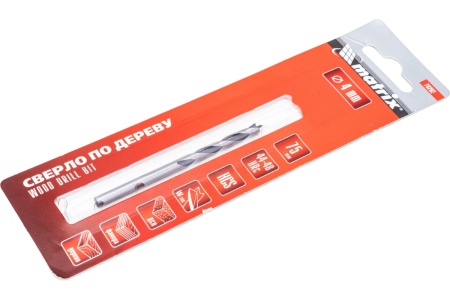 Сверло по дереву (4x70х43 мм; цилиндрический хвостовик) MATRIX 70202