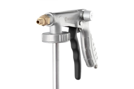 Пневматический пистолет под гравитекс с гибкой насадкой INTERTOOL PT-0703