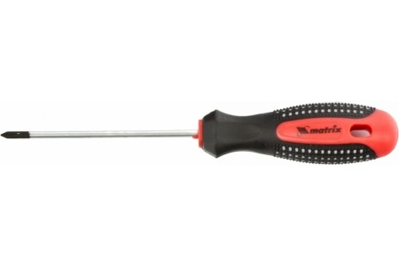 Отвертка Ph0х80 мм MATRIX Fusion anti slip 11432