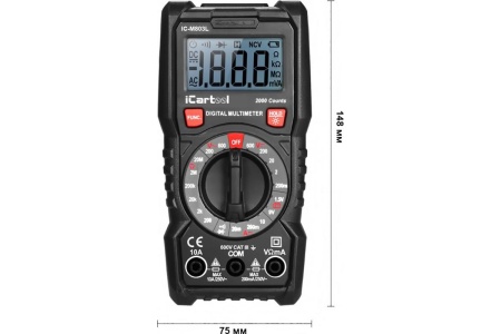 Цифровой мультиметр iCartool IC-M830L