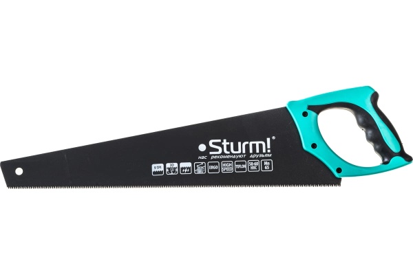 Ножовка по дереву Sturm 500 мм тефлоновое покрытие 9TPI 3D 1060-64-500