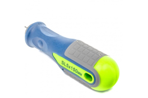 Отвертка SL5.0х150мм, CrV, 3-х компонентная рукоятка СИБРТЕХ 11807