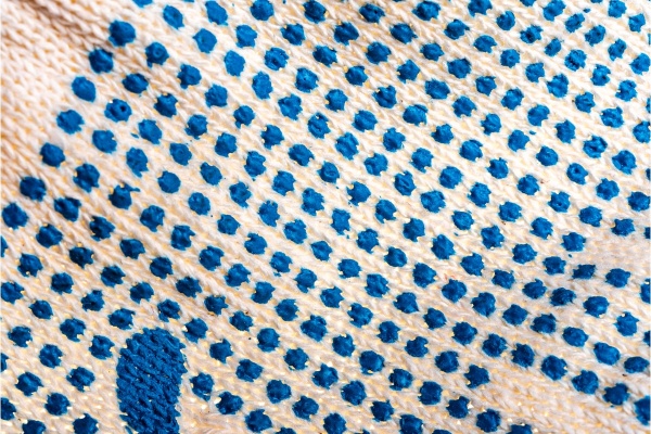 Перчатки СИБРТЕХ х/б, ПВХ-покрытие точка, 7 класс 67703