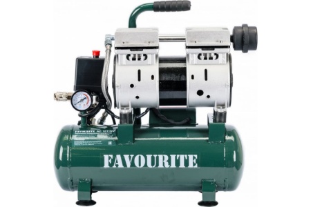 Поршневой безмасляный компрессор FAVOURITE 1,1кВт, 10л, 120л/мин AC 1011NV
