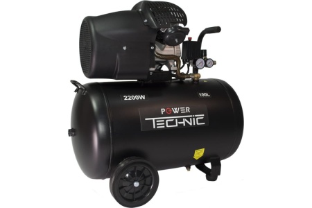 Компрессор POWER TECHNIC коаксиальный, масляный, 220В, 2200Вт  ACD400/100