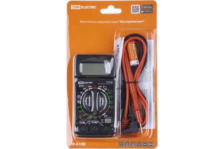 Цифровой мультиметр TDM МастерЭлектрик М-810В SQ1005-0009