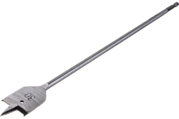 Сверло перовое по дереву (30х300 мм) ПРАКТИКА 774-245 Сверло перовое по дереву (30х300 мм) ПРАКТИКА 774-245