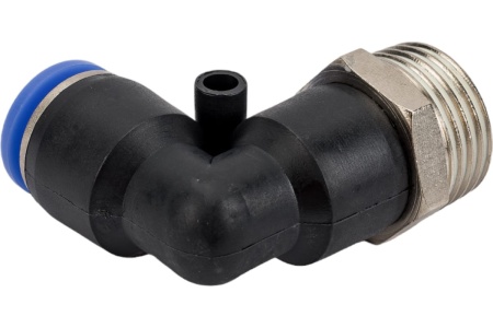 Фитинг угловой для пластиковых трубок (10 мм; 1/2М) ROCKFORCE RF-SPL10-04