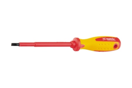 Отвертка Insulated SL4,0x100 мм MATRIX PROFESSIONAL 12916