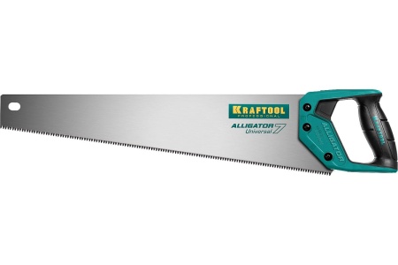 Ножовка KRAFTOOL Alligator 7 универсальная, 500 мм, 7 TPI, 3D зуб, 15004-50_z01