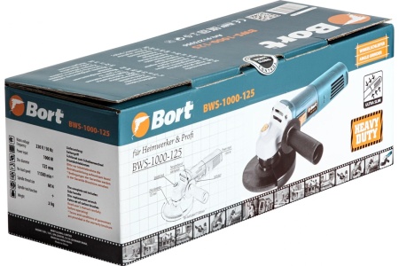 Шлифовальная угловая машина BORT BWS-1000-125 91275356