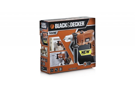 Ударная дрель Black+DECKER KR 504 CRE