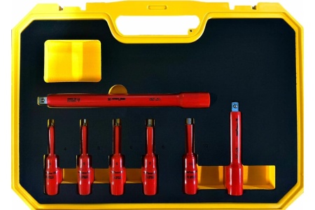 Набор инструмента Промлайн до 1000 в, 20 предметов, сталь cr-v в пластиковом кейсе ПЛ071115_z022