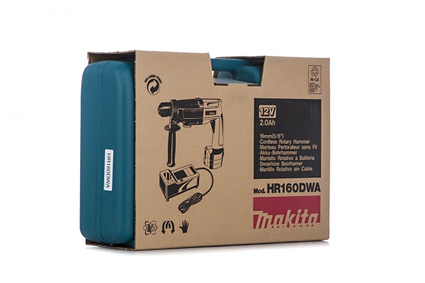 Аккумуляторный перфоратор Makita HR 160 DWA