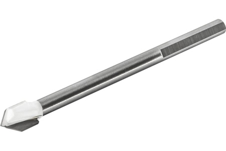 Сверло по стеклу и кафелю Профи V-тип (10х96 мм) ПРАКТИКА 775-112