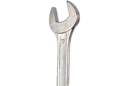 Хромированный рожковый ключ 19х22 мм SPARTA 144645