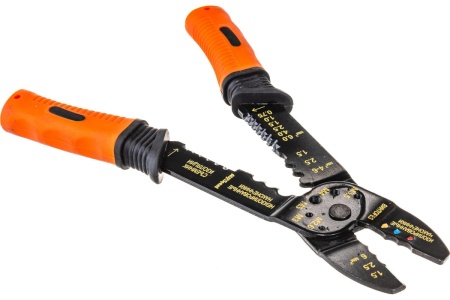 Многофункциональные пресс-клещи AV Steel 225мм AV-630009