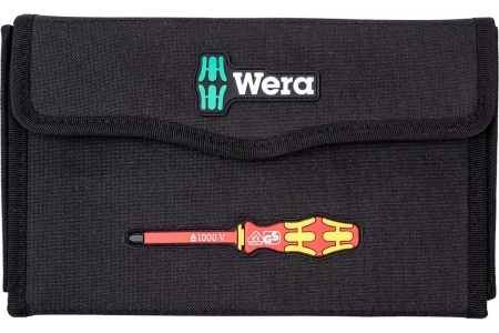 Набор из 14 cменных отверток WERA Kraftform Kompakt VDE 17 extra slim 1 VDE WE-136027