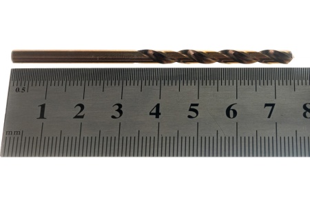 Сверло по металлу кобальтовое (4х75 мм) ПРАКТИКА 033-451