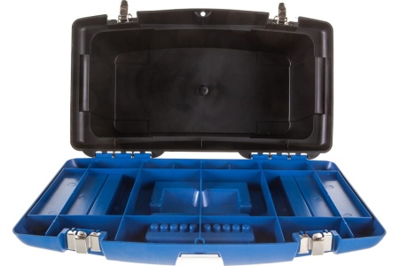 Ящик для инструментов с металлическими замками и органайзером Jettools 19" 480х235х270мм JT1602314