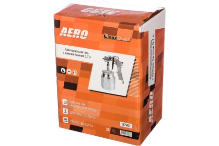 Краскораспылитель с нижним бачком Foxweld AERO 5743