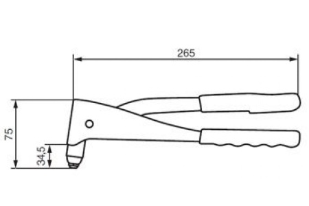Ручной заклепочник Bralo BM-75 02BM07500