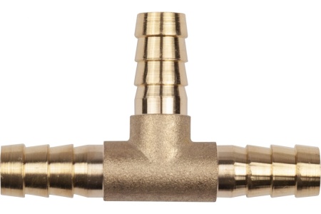 Тройник Т елочка 8 мм, латунь, в блистере AV Steel AV-700339B блистер