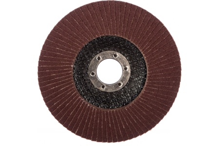 Диск наждачный лепестковый для УШМ (125х22,2 мм; Р120) FIT IT 39556 Диск наждачный лепестковый для УШМ (125х22,2 мм; Р120) FIT IT 39556