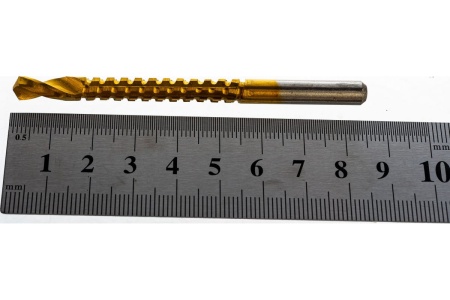 Сверло-фреза универсальное HSS-TIN (6х88 мм) MATRIX 72826