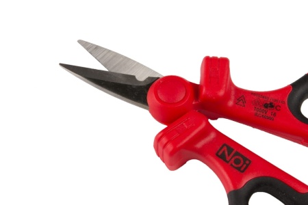 Электрозащищенные ножницы 155мм со съемником изоляции NPI 10554